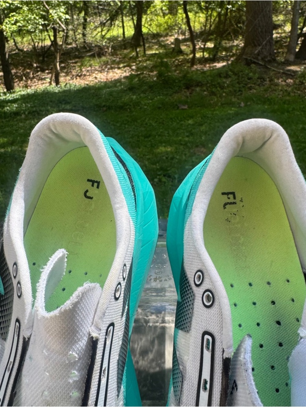 Womens 8.5  Balance FuelCell SuperComp Elite v4 running shoes Cyber/Jade - Picture 12 of 13